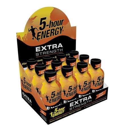 5 HOUR ENERGY 5-Hour Energy Extra Strength Peach Mango Energy Shot 1.93 oz., PK216 758124